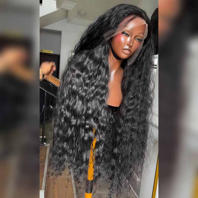 SWAY 300 400 Density Water Wave 13x4 Lace Front Virgin Human Hair Wig