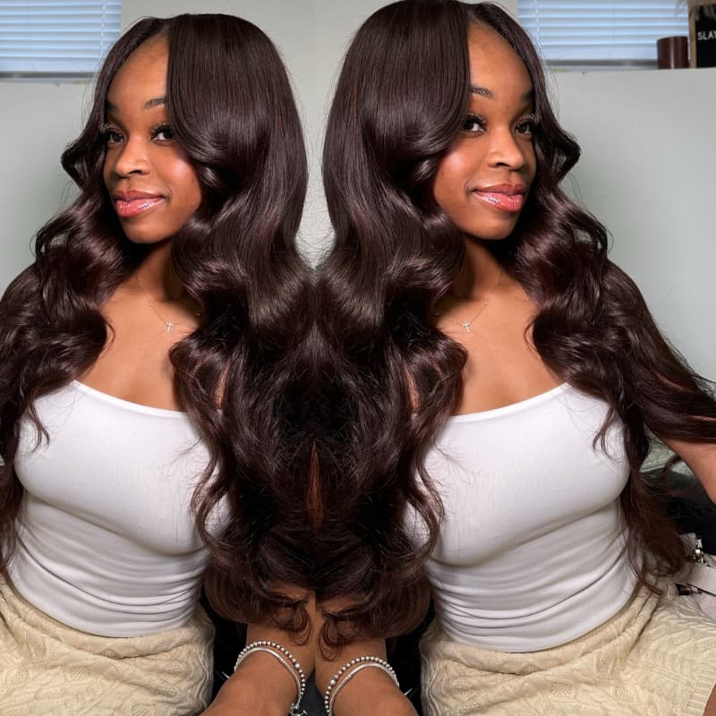Pelucas de cabello humano con encaje frontal HD de 13x4 de largo, 30, 32, 34, 36, 38, 40 y 42 pulgadas de SWAY