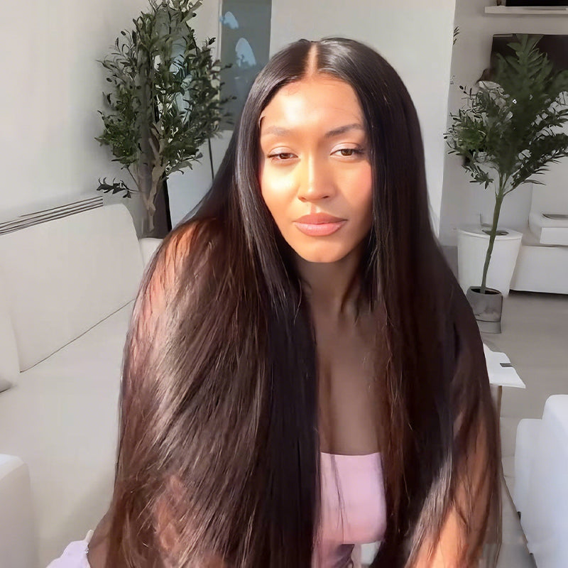 SWAY Airy Breathable Full Lace Frontal Free Part Natural Scalp Human Hair Wigs