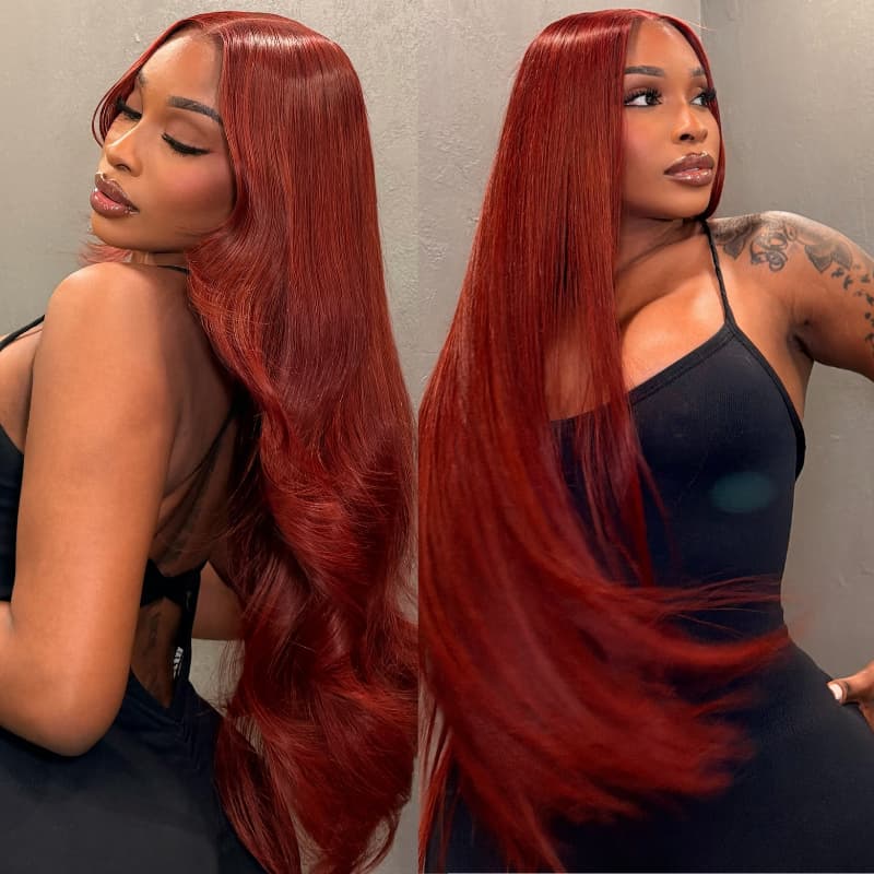 Pelucas de cabello humano ondulado con encaje frontal SWAY, color gris, densidad 200, 13x4