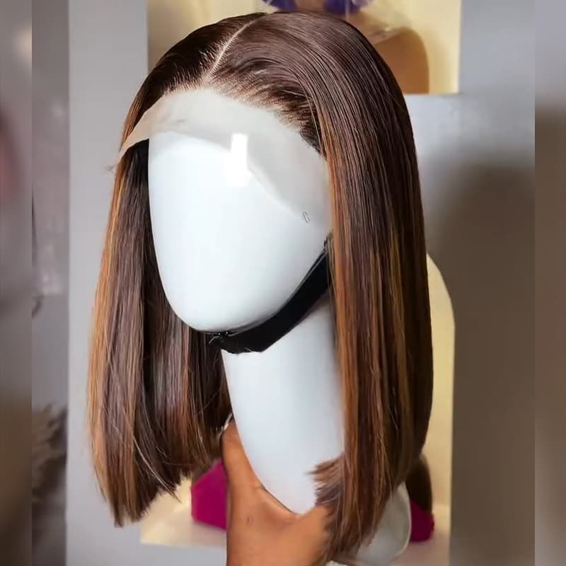 Pelucas de cabello humano Remy con encaje frontal de 13x4 y rizos sueltos de densidad 250-300 de SWAY