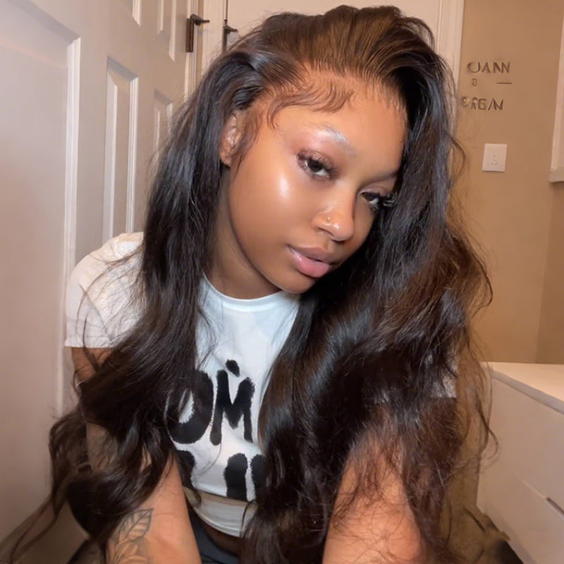 SWAY Full Lace Frontal Free Part Anywhere Breathable Natural Scalp Human Hair Wigs