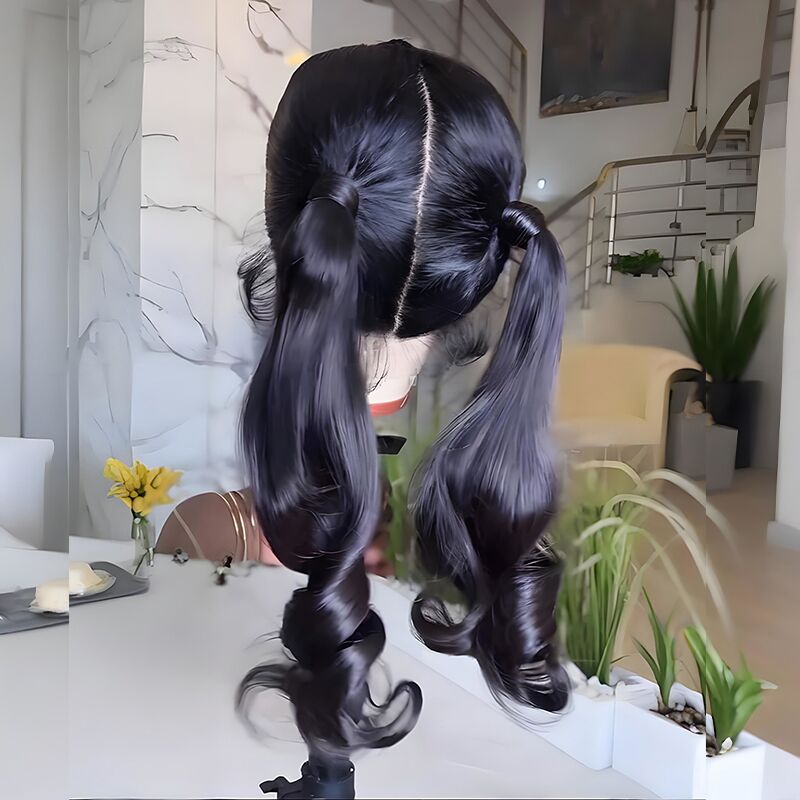 SWAY Full Lace Frontal Free Part Anywhere Ponytails Friendly Human Hair Wigs