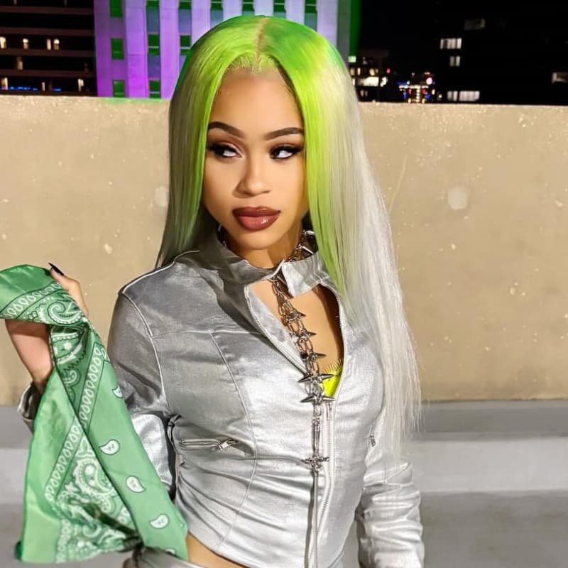 Pelucas de cabello humano ondulado con encaje frontal SWAY, color gris, densidad 200, 13x4