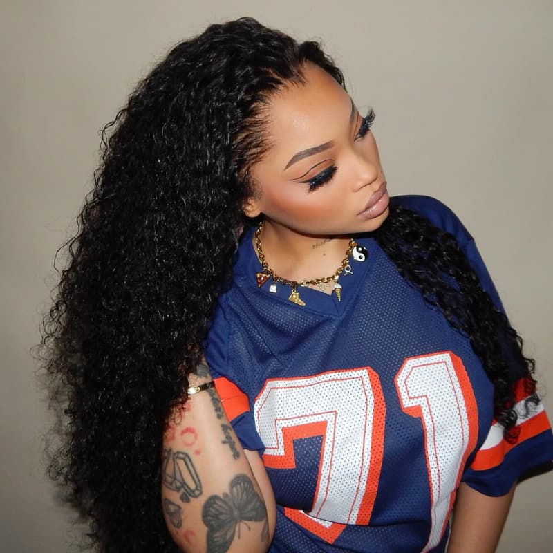 SWAY 250 300 Density Water Wave 13x4 Lace Front Virgin Human Hair Wigs