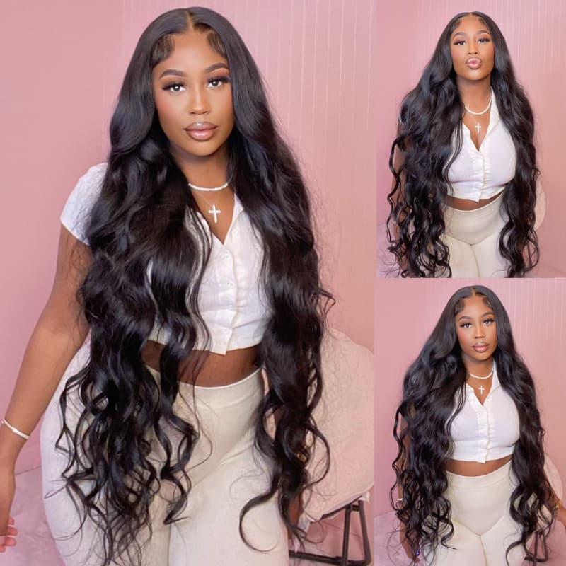 SWAY 30 32 34 36 38 40 42 INCH Long 13x4 HD Lace Front Human Hair Wigs