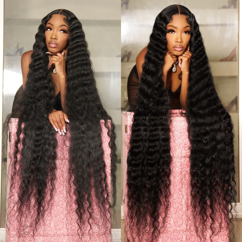 SWAY 30 32 34 36 38 40 42 INCH Long 13x4 HD Lace Front Human Hair Wigs