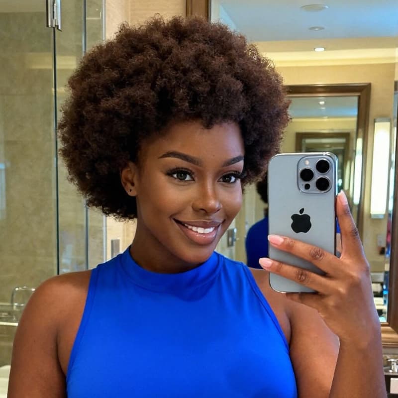 Pelucas de cabello humano Remy con encaje frontal de 13x4 y rizos sueltos de densidad 250-300 de SWAY