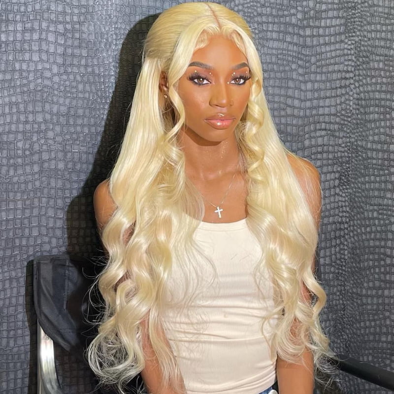 SWAY 613 Blonde Body Wave 13x4 HD Lace Front Virgin Human Hair Wigs