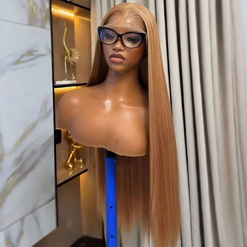 SWAY Light Honey Caramel Blonde 13x4 Lace Front Virgin Human Hair Wigs