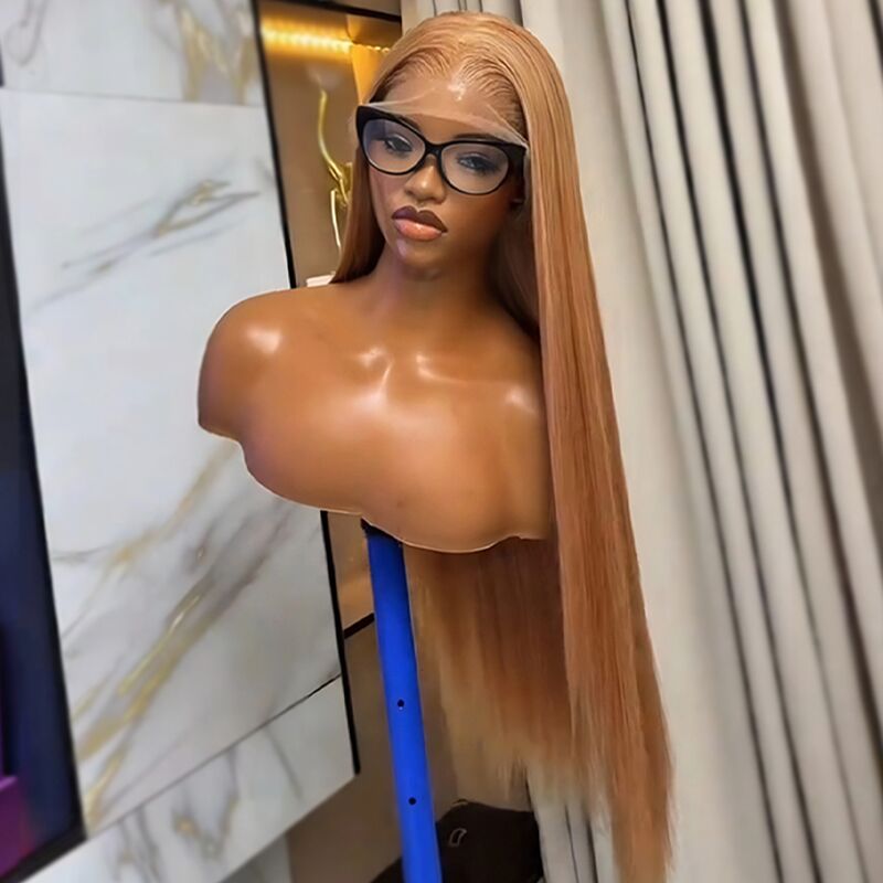 SWAY Light Honey Caramel Blonde 13x4 Lace Front Virgin Human Hair Wigs