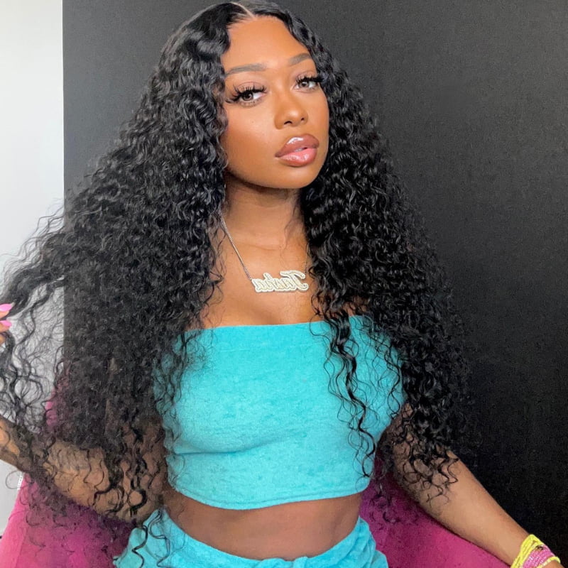 SWAY Natural Water Wave 13x4 HD Lace Front Virgin Remy Human Hair Wigs