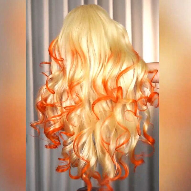 Pelucas de cabello humano ondulado con encaje frontal SWAY, color gris, densidad 200, 13x4