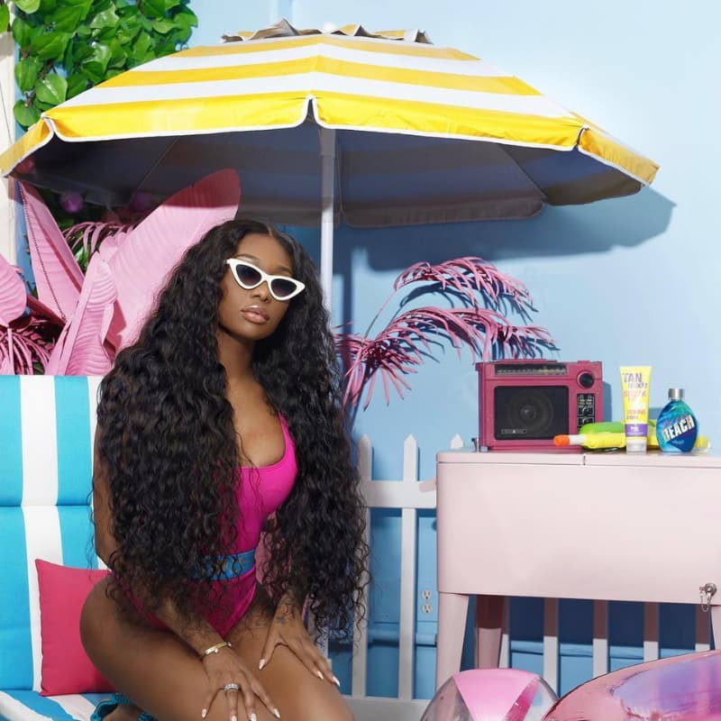 SWAY Summer Beach Vacations 13x4 Water Wave Lace Frontal Human Hair Wigs