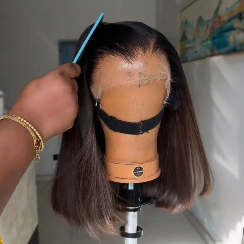 Pelucas de cabello humano Remy con encaje frontal de 13x4 y rizos sueltos de densidad 250-300 de SWAY 