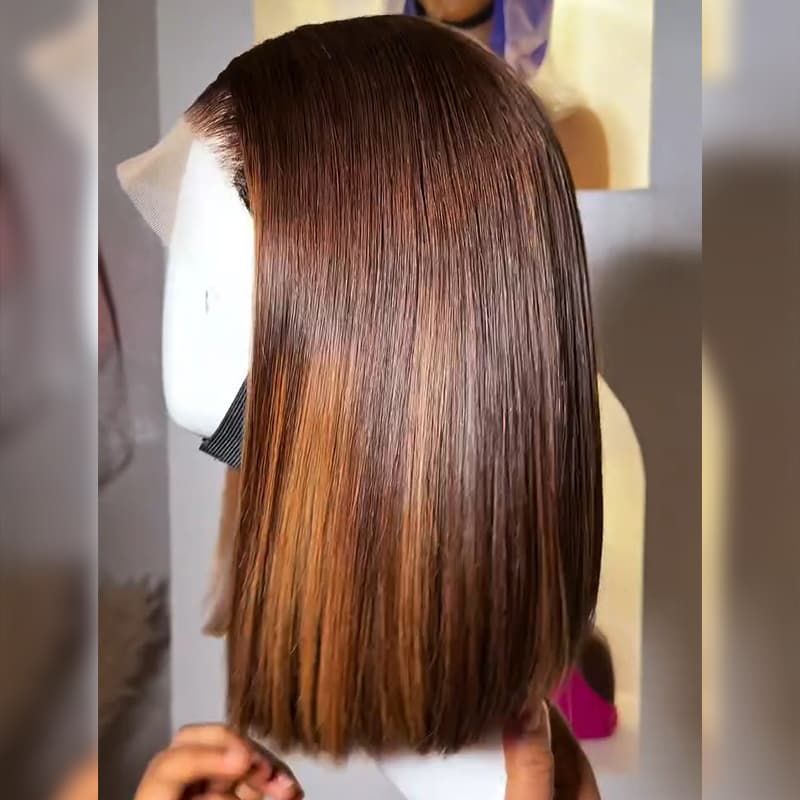 Pelucas de cabello humano Remy con encaje frontal de 13x4 y rizos sueltos de densidad 250-300 de SWAY 