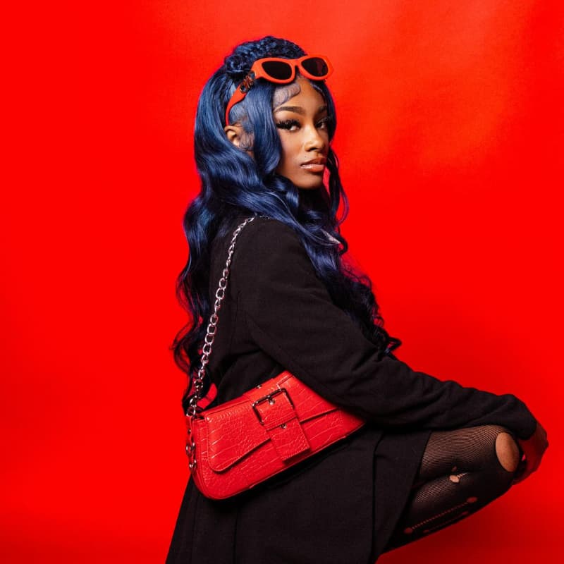 SWAY Dark Blue Student Affordable Back to School Graduation College Girl 13x4 Lace Front Human Hair Wigs