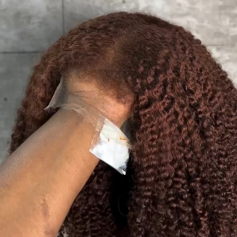 Pelucas de cabello humano Remy con encaje frontal de 13x4 y rizos sueltos de densidad 250-300 de SWAY 