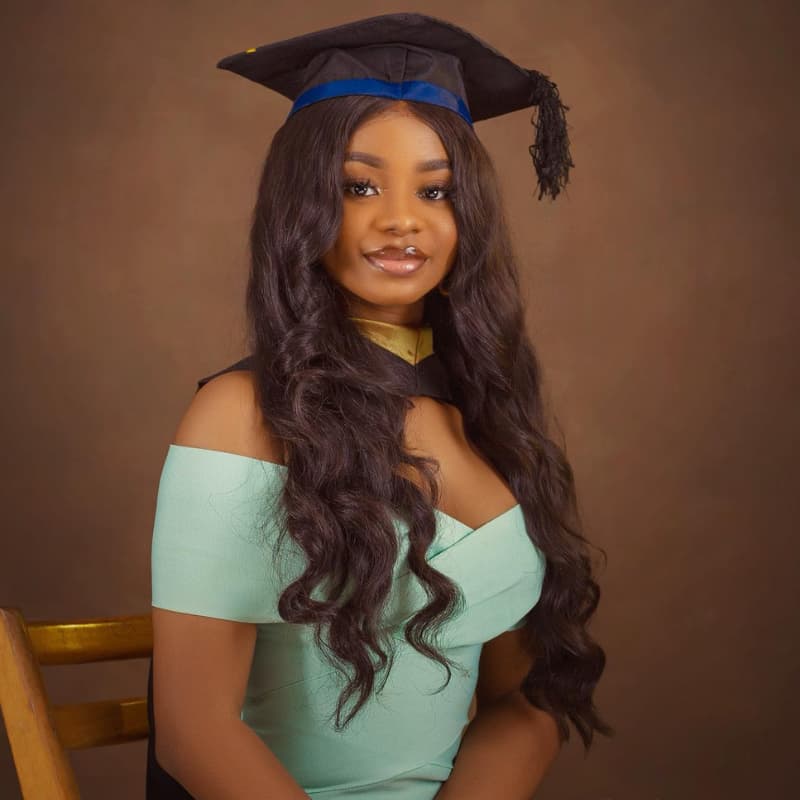 SWAY Dark Chocolate Brown Student Affordable Back to School Graduation College Girl 13x4 Lace Front Human Hair Wig