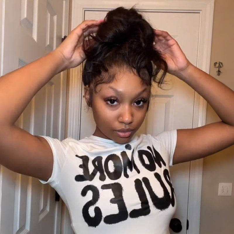 SWAY Full Lace Frontal Free Part Anywhere Breathable Natural Scalp Human Hair Wigs