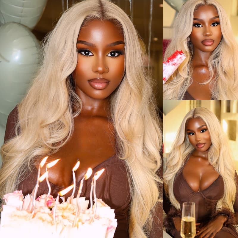 SWAY Glam Birthday 613 Blonde 13x4 Lace Front Virgin Human Hair Wigs