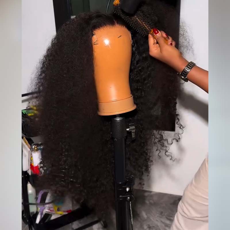 SWAY Kinky Curly 300 Density 13x4 Lace Front Virgin Human Hair Wigs