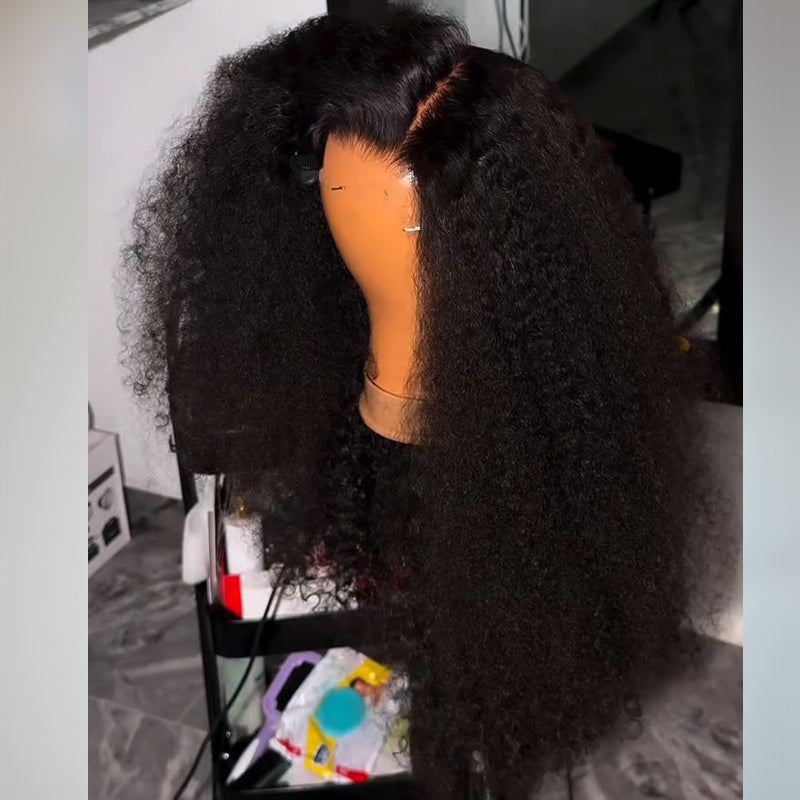 SWAY Kinky Curly 300 Density 13x4 Lace Front Virgin Human Hair Wigs
