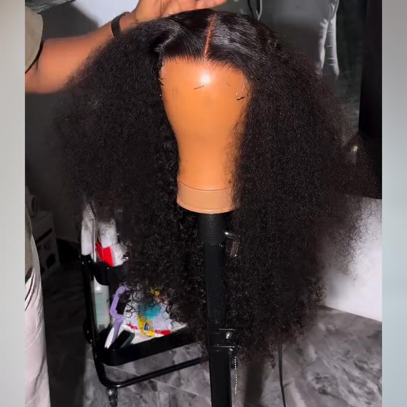 SWAY Kinky Curly 300 Density 13x4 Lace Front Virgin Human Hair Wigs