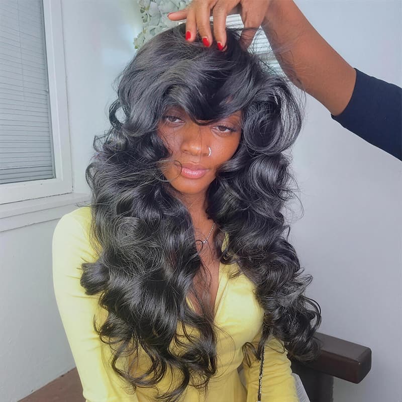 SWAY Loose Body Wave 250 300 Density 13x4 Lace Front Virgin Human Hair Wigs