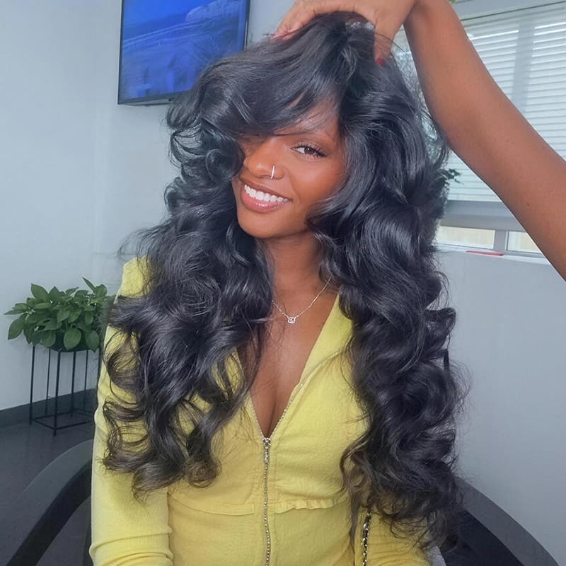 SWAY Loose Body Wave 250 300 Density 13x4 Lace Front Virgin Human Hair Wigs