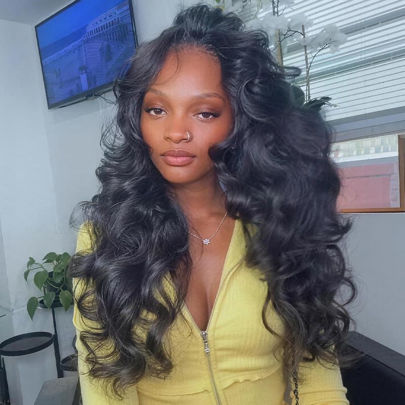 SWAY Loose Body Wave 250 300 Density 13x4 Lace Front Virgin Human Hair Wigs