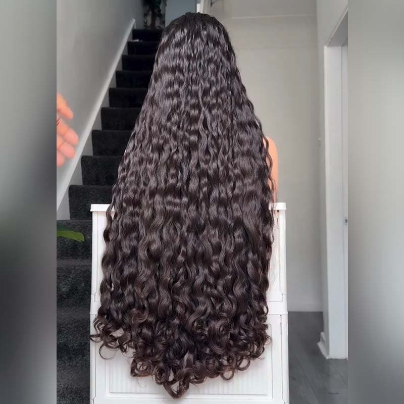 Pelucas de cabello humano SWAY rubio miel con reflejos marrones, 13x4 HD, con encaje frontal 