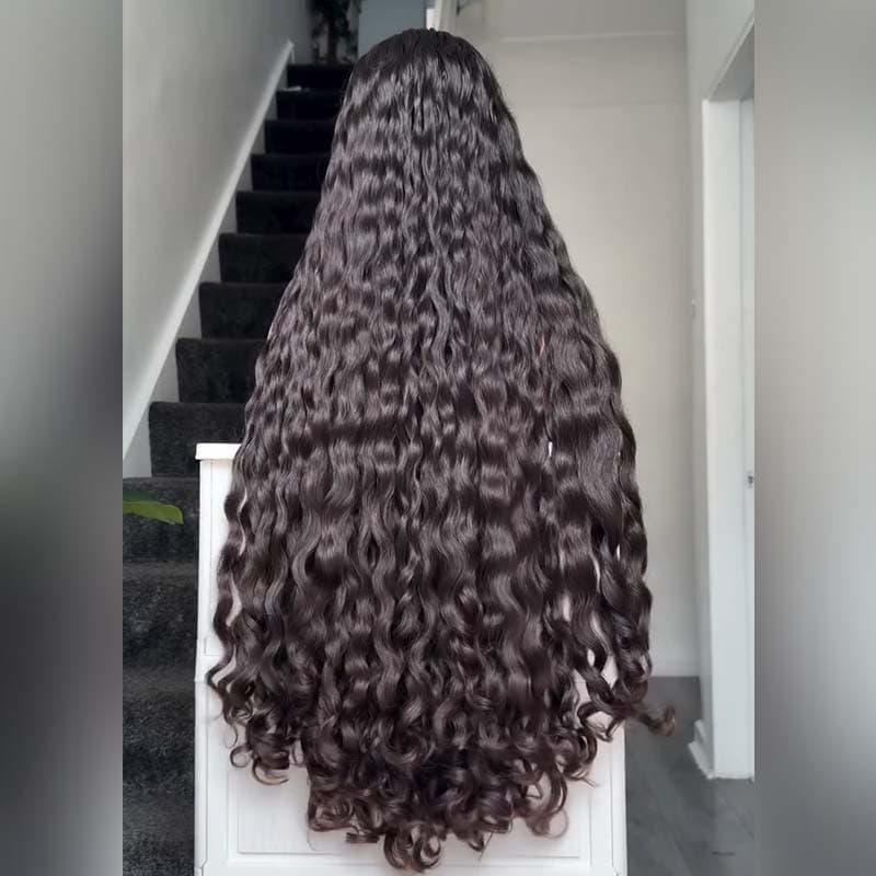 Pelucas de cabello humano SWAY rubio miel con reflejos marrones, 13x4 HD, con encaje frontal 