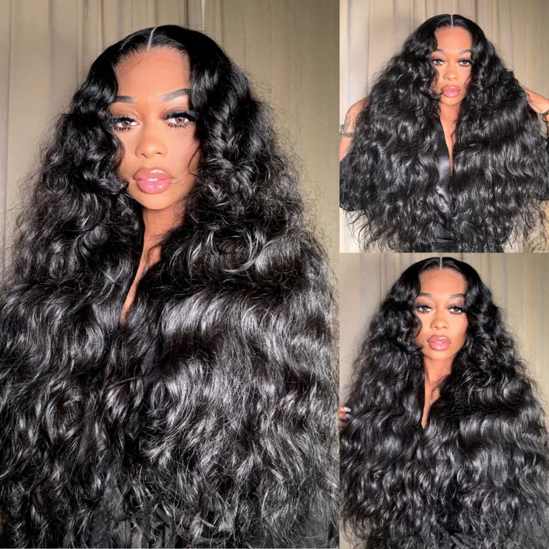 SWAY 250 300 Density Loose Body Wave 13x4 Lace Frontal Human Hair Wig