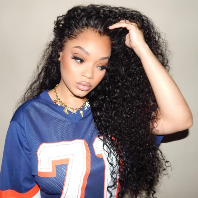 SWAY 250 300 Density Water Wave 13x4 Lace Front Virgin Human Hair Wigs