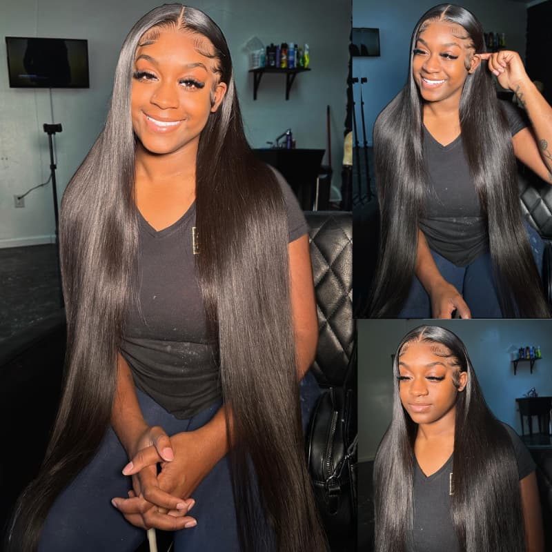 SWAY 30 32 34 36 38 40 42 INCH Long 13x4 HD Lace Front Human Hair Wigs