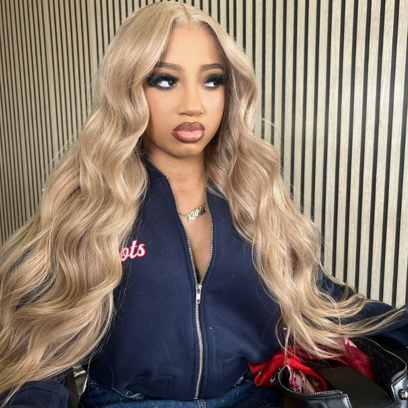 SWAY Strawberry Ash Blonde Body Wave 13x4 Lace Front Human Hair Wigs