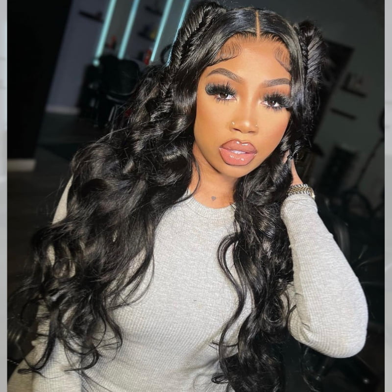 SWAY 250 300 Density Body Wave 13x4 Lace Front Virgin Human Hair Wigs