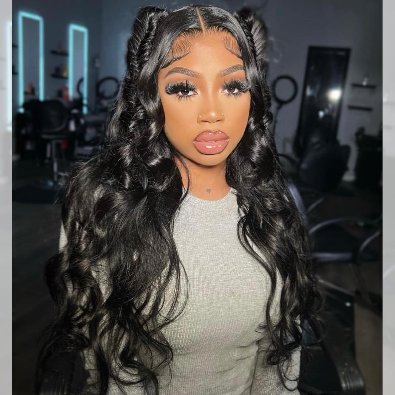 SWAY 250 300 Density Body Wave 13x4 Lace Front Virgin Human Hair Wigs