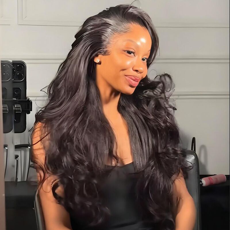 SWAY 250 300 Density Body Wave Wavy 13x4 Lace Front Virgin Human Hair Wigs