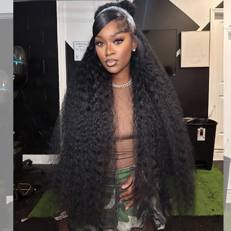 SWAY 30 32 34 INCH Long Water Wave Virgin 13x4 Lace Front Human Hair Wigs