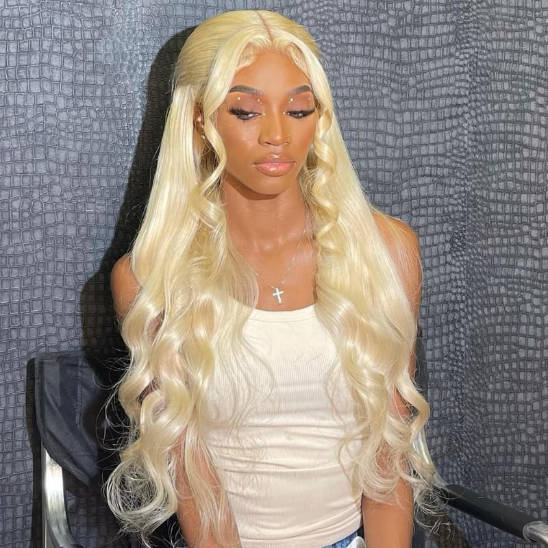 SWAY 613 Blonde Body Wave 13x4 HD Lace Front Virgin Human Hair Wigs