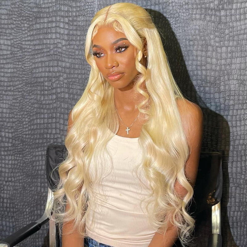 SWAY 613 Blonde Body Wave 13x4 HD Lace Front Virgin Human Hair Wigs