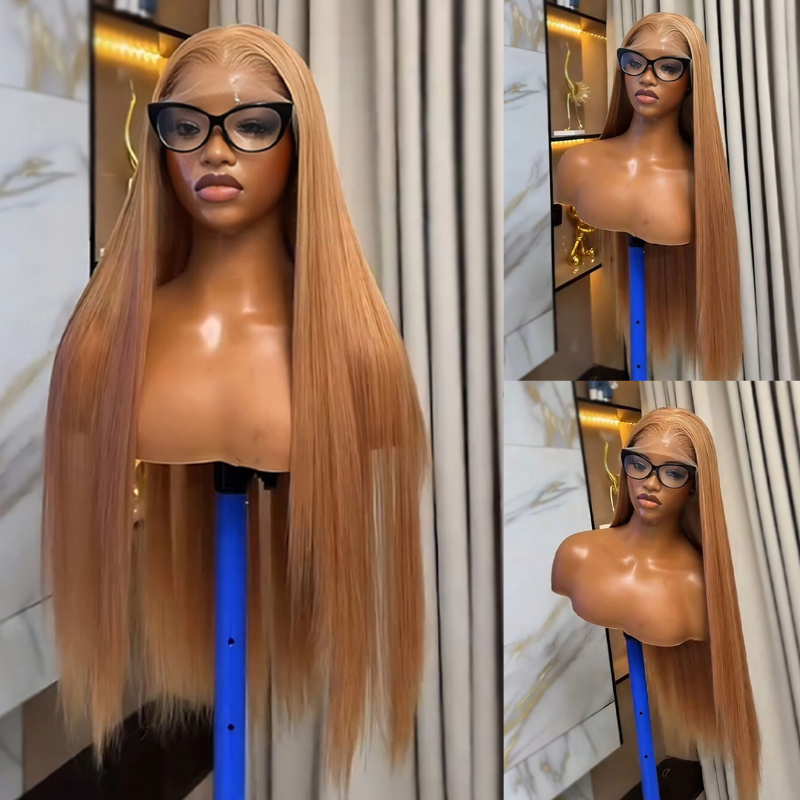 SWAY Light Honey Caramel Blonde 13x4 Lace Front Virgin Human Hair Wigs