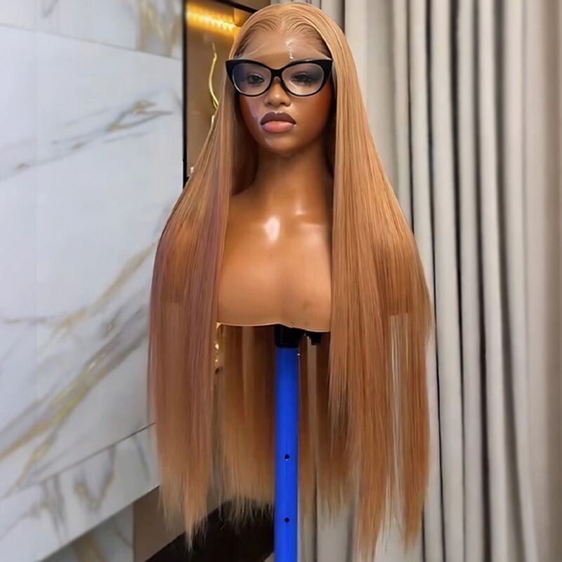 SWAY Light Honey Caramel Blonde 13x4 Lace Front Virgin Human Hair Wigs