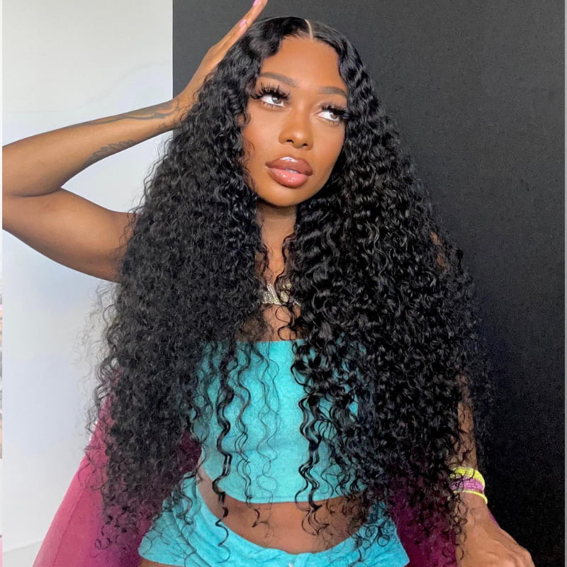 SWAY Natural Water Wave 13x4 HD Lace Front Virgin Remy Human Hair Wigs