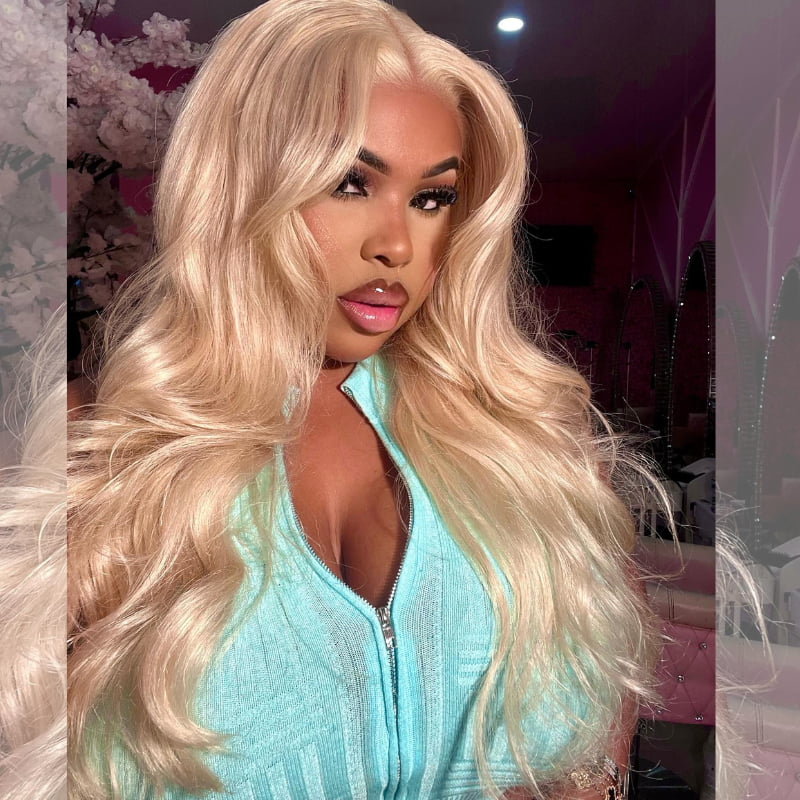 SWAY Platinum Blonde Body Wave 13x4 HD Lace Front Virgin Hair Wigs