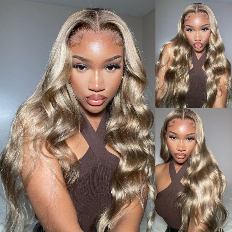 SWAY Platinum Honey Blonde 13x4 HD Lace Front Virgin Human Hair Wigs