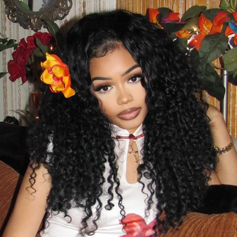 SWAY Spanish Crimped Loose Curls 13x4 Lace Front Virgin Human Hair Wig