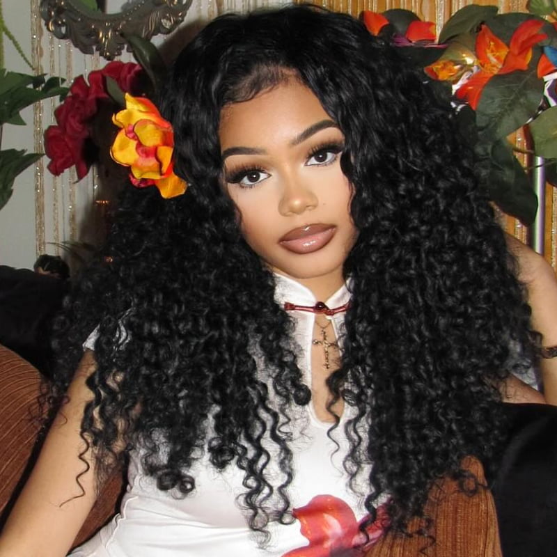 SWAY Spanish Crimped Loose Curls 13x4 Lace Front Virgin Human Hair Wig